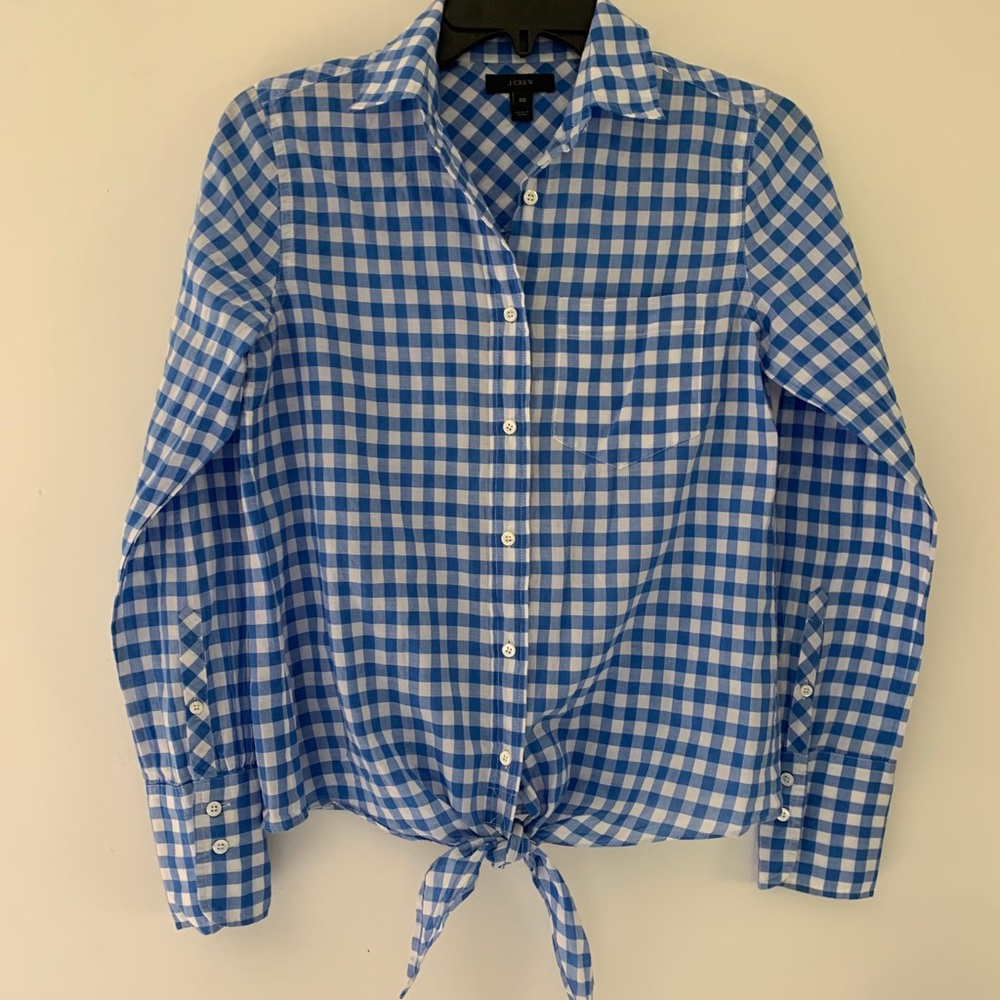 J Crew 00 Lightest Cotton Top Like New not worn